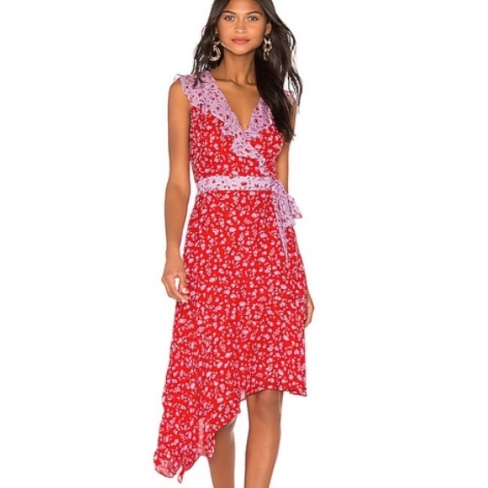 Parker Jennifer Combo dress in Kaia. Mixed pattern